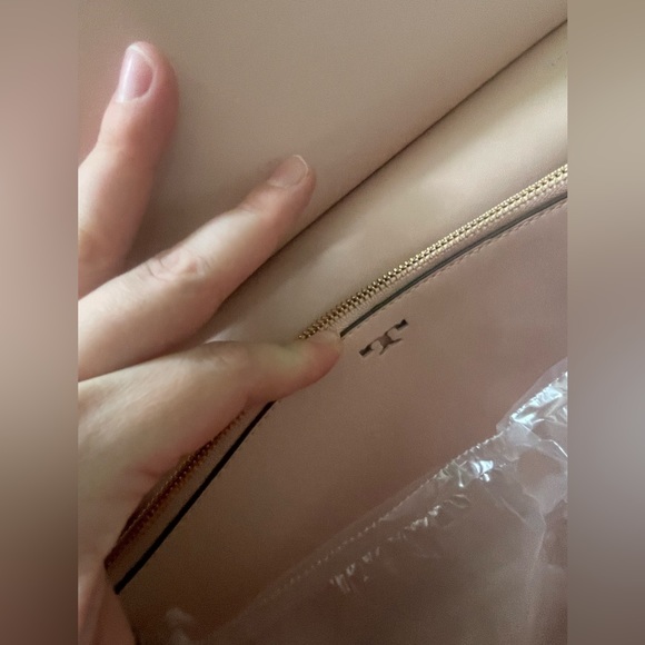 SOLD Tory Burch “pink and tan” satchel - Picture 4 of 8